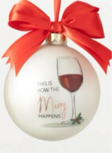 Load image into Gallery viewer, Merry Wine Ornament