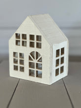 Load image into Gallery viewer, Wood Mini House with Candle Light