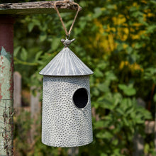 Load image into Gallery viewer, Hammered Metal Birdhouse