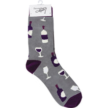 Load image into Gallery viewer, Box Sign & Sock Set - Mama Needs Some Wine
