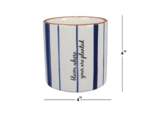 Load image into Gallery viewer, Ceramic Blue and White Planter