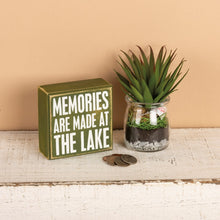 Load image into Gallery viewer, At the Lake Box Sign