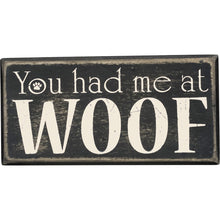 Load image into Gallery viewer, At Woof - Box Sign
