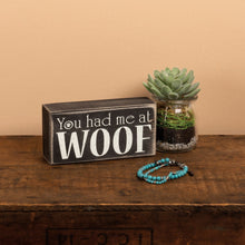 Load image into Gallery viewer, At Woof - Box Sign