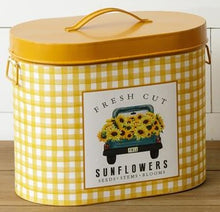 Load image into Gallery viewer, Fresh Cut Sunflower Nesting Tins