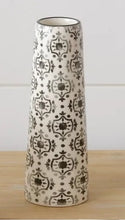 Load image into Gallery viewer, Arabesque And Stripes Bud Vases