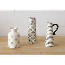 Load image into Gallery viewer, Arabesque And Stripes Bud Vases