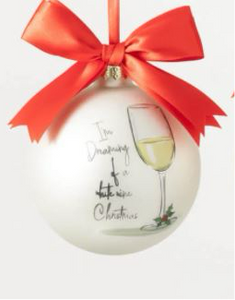 Merry Wine Ornament