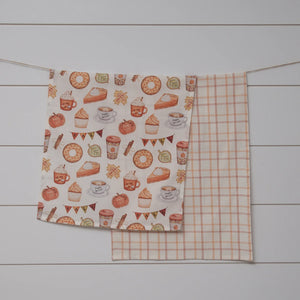 Pumpkin Spice Tea Towels