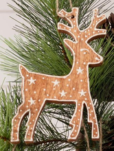 Load image into Gallery viewer, Ornaments - Mango Wood Christmas Cut-Outs
