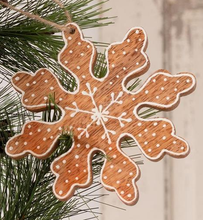 Load image into Gallery viewer, Ornaments - Mango Wood Christmas Cut-Outs

