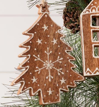 Load image into Gallery viewer, Ornaments - Mango Wood Christmas Cut-Outs
