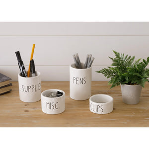 Ceramic Desktop Organizing Cups