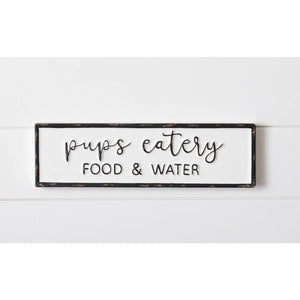 Pups Eatery Sign