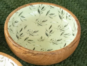 Nibble Bowls - Olive Leaf Patterns