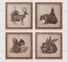 Load image into Gallery viewer, Framed Prints - Antique Forest Animals
