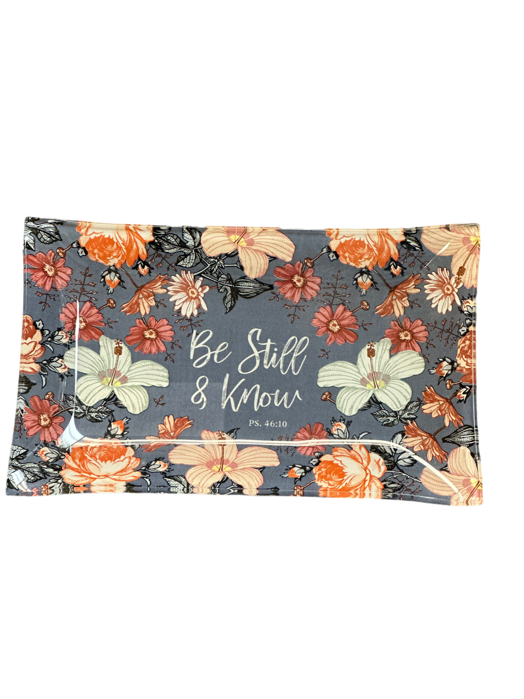 Be Still and Know Glass Trinket Tray