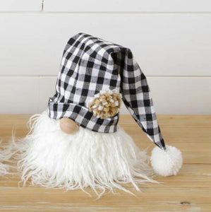 Black and White Pattern Hat Gnomes