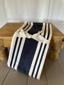 Navy Stripe Kitchen Towel Set