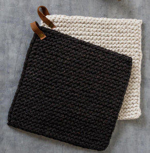 Knitted Pot Holder Set of 2