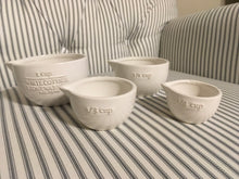 Load image into Gallery viewer, White Cottage Ceramic Measuring Cups
