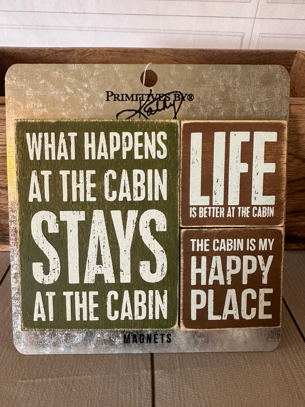 Cabin Memo Holder Set