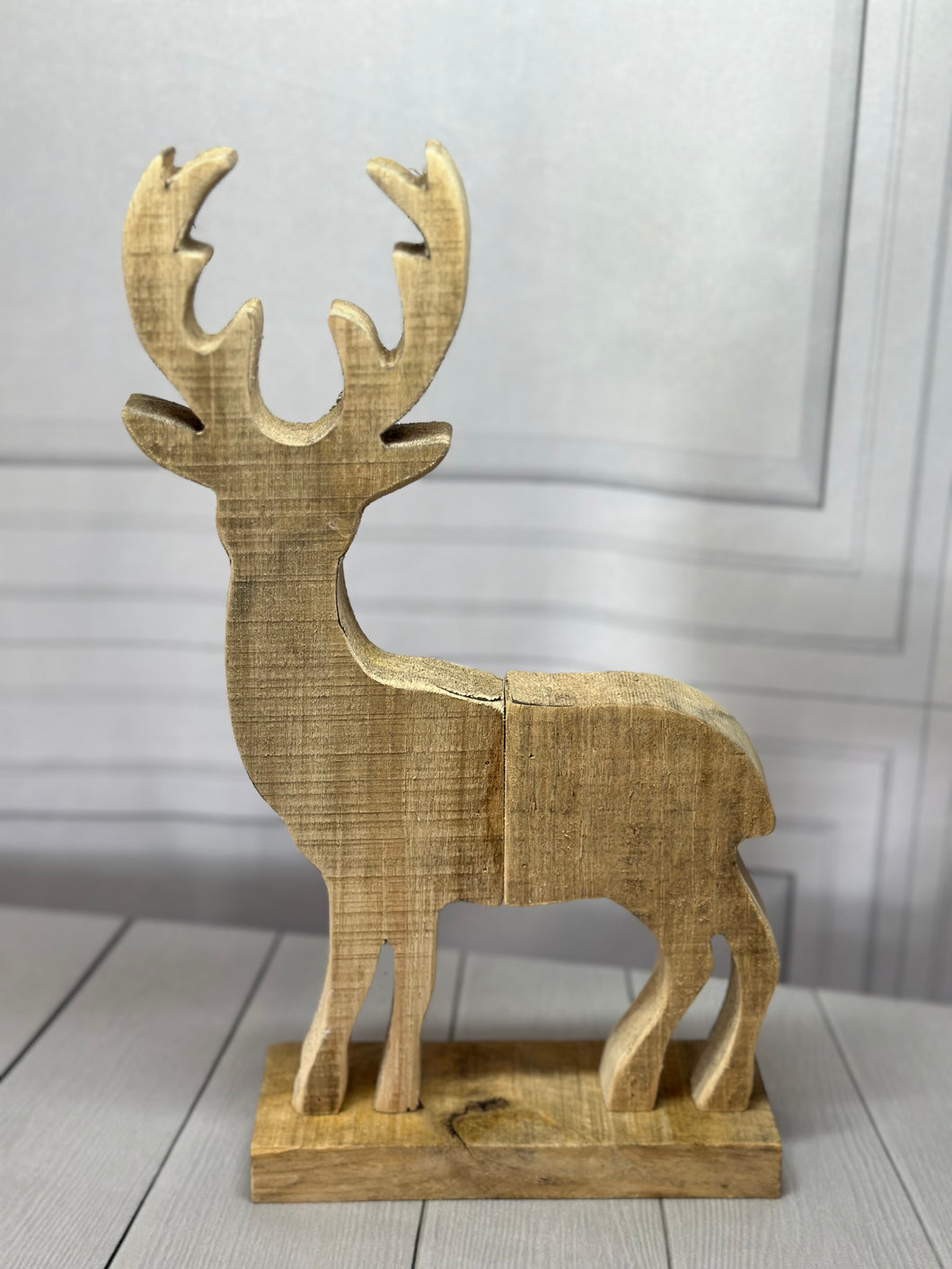 Wood Reindeer Cutout