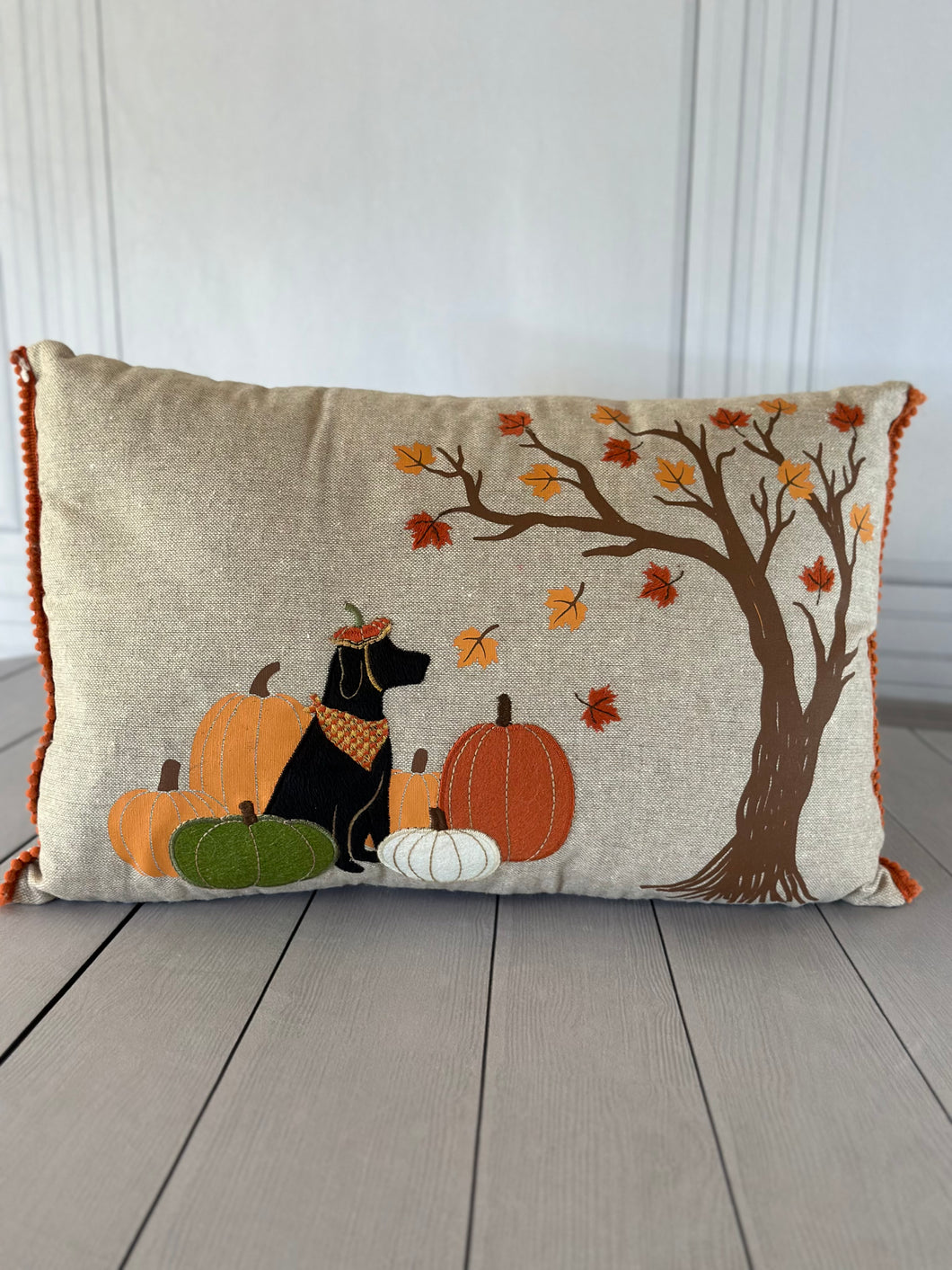 Pillow-Pumpkin Patch LED