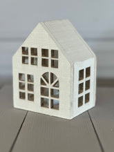 Load image into Gallery viewer, Wood Mini House with Candle Light
