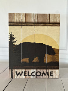 Wildlife Welcome Sign