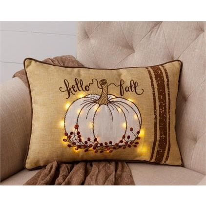 Hello Fall LED Pillow