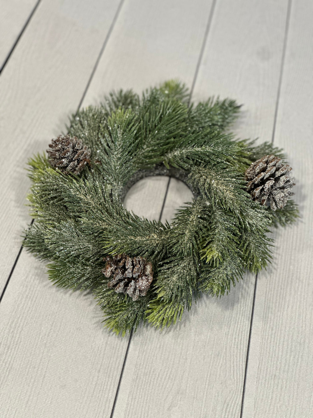 Icey Aspen Pine Candle Ring
