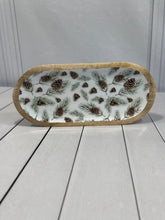 Load image into Gallery viewer, Woodland Pines Mango Wood Tray
