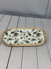 Load image into Gallery viewer, Woodland Pines Mango Wood Tray
