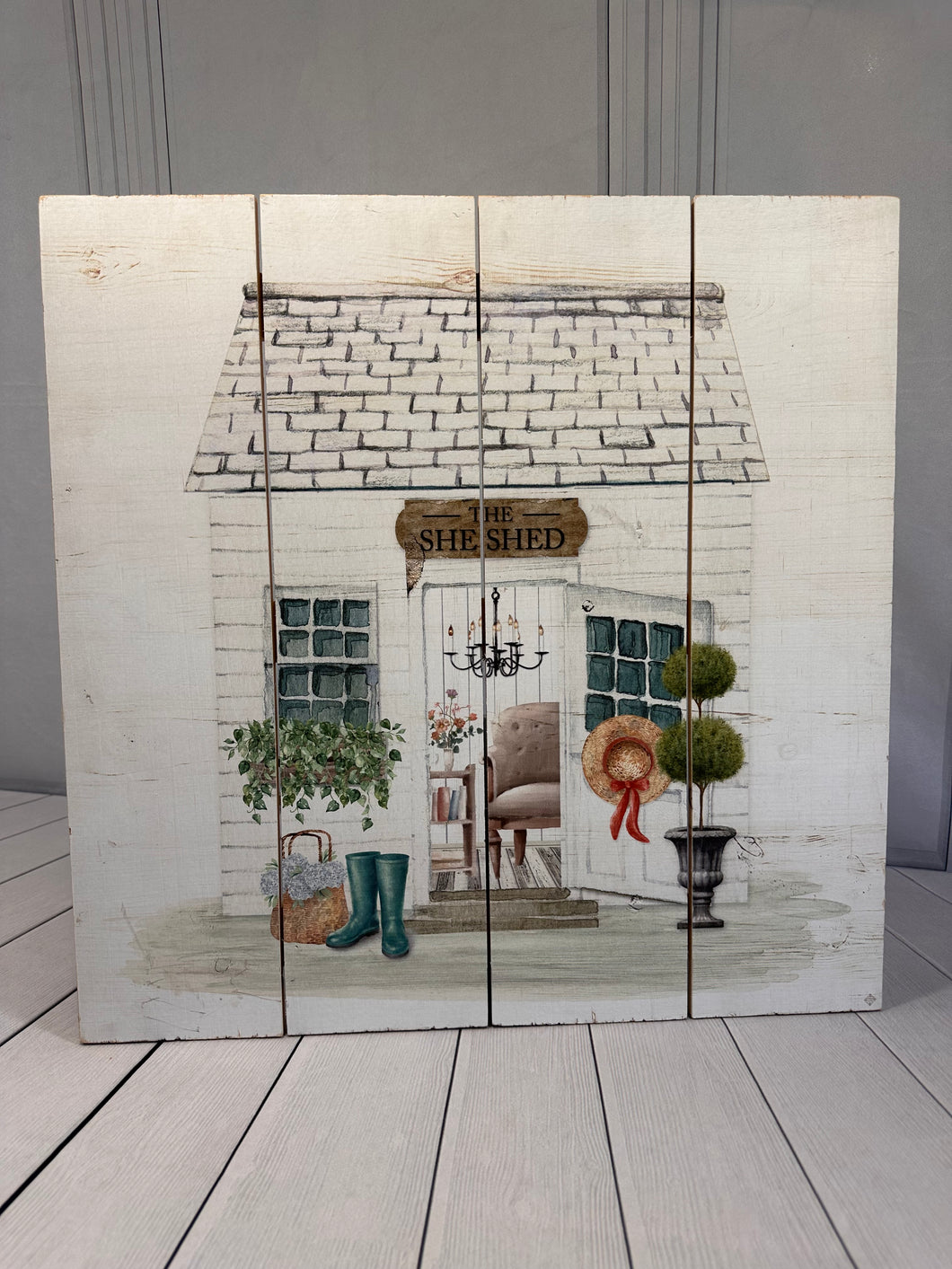 She Shed Pallet Sign