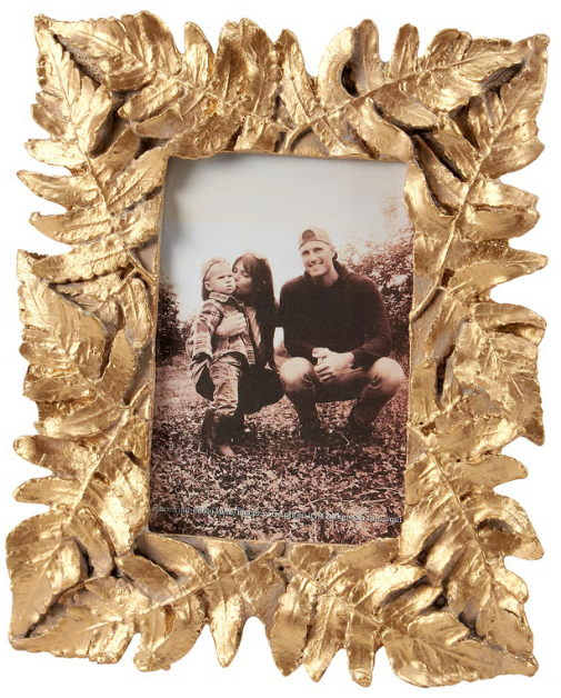 Photo Frame - Gold Leaves