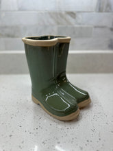 Load image into Gallery viewer, Teal Green Rainboot Planter
