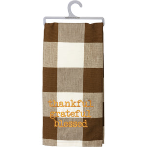 Dish Towel - Thankful Grateful Blessed