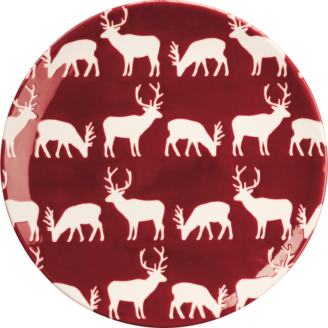 Plate Medium - Deer