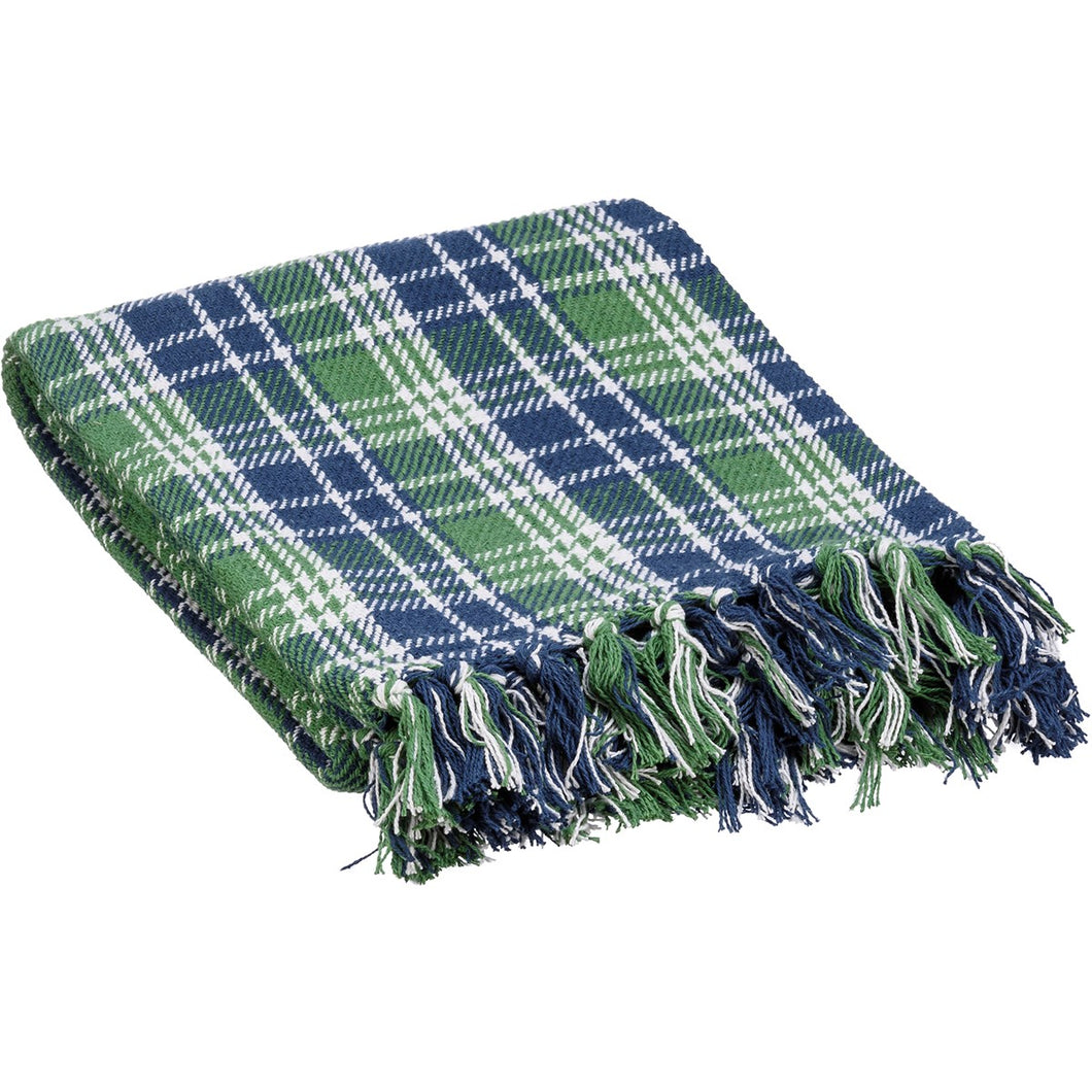 Throw - Blue Plaid