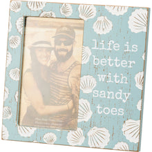 Load image into Gallery viewer, Plaque Frame - Life Is Better With Sandy Toes
