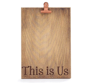 Wordy Wood Natural Picture Holder