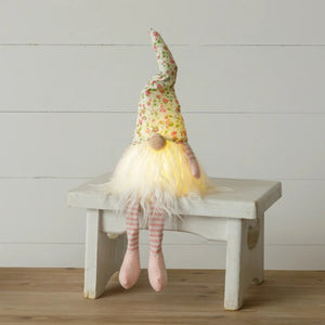 Lighted Spring Gnome - Shelf Sitter