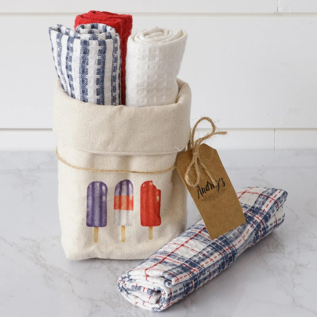 Dish Cloth Set - Popsicles