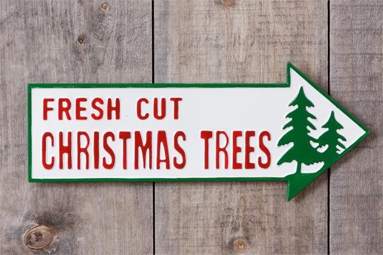 Fresh Cut Christmas Trees Sign