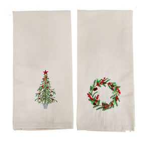 Traditional Christmas Dish Towel