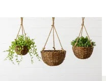 Hanging Willow Basket