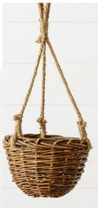 Hanging Willow Basket