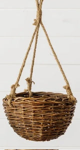 Hanging Willow Basket