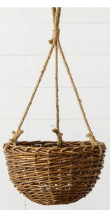 Hanging Willow Basket